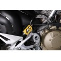 CNC Racing Rear Brake Master Cylinder Protector for OE Ducati Rearsets and Certain CNC Rearsets - PE406, PE407, PE408, PE409, PE410 CNC Racing Rear Brake Master Cylinder Protector for OE Ducati Rearsets and Certain CNC Rearsets - PE406, PE407, PE408, PE409, PE410